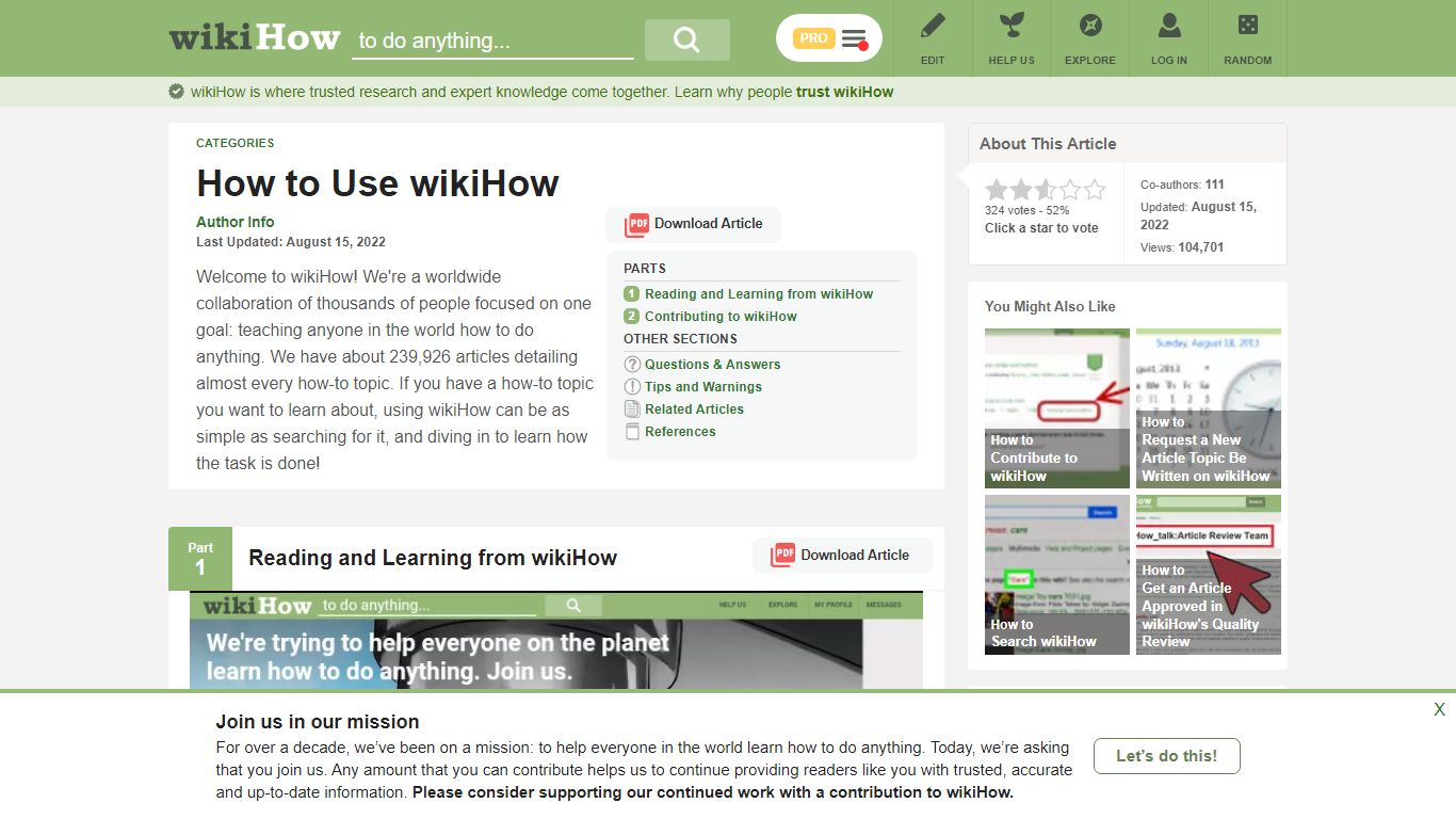 How to Use wikiHow: 13 Steps (with Pictures) - wikiHow